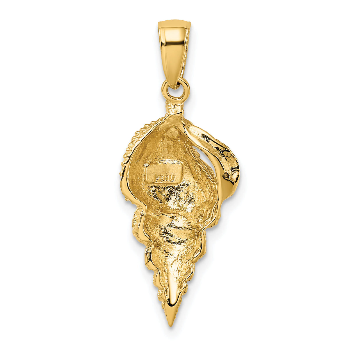 10k Conch Shell Pendant-10K2912