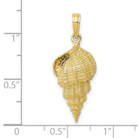 10k Conch Shell Pendant-10K2912