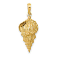 10k Conch Shell Pendant-10K2912