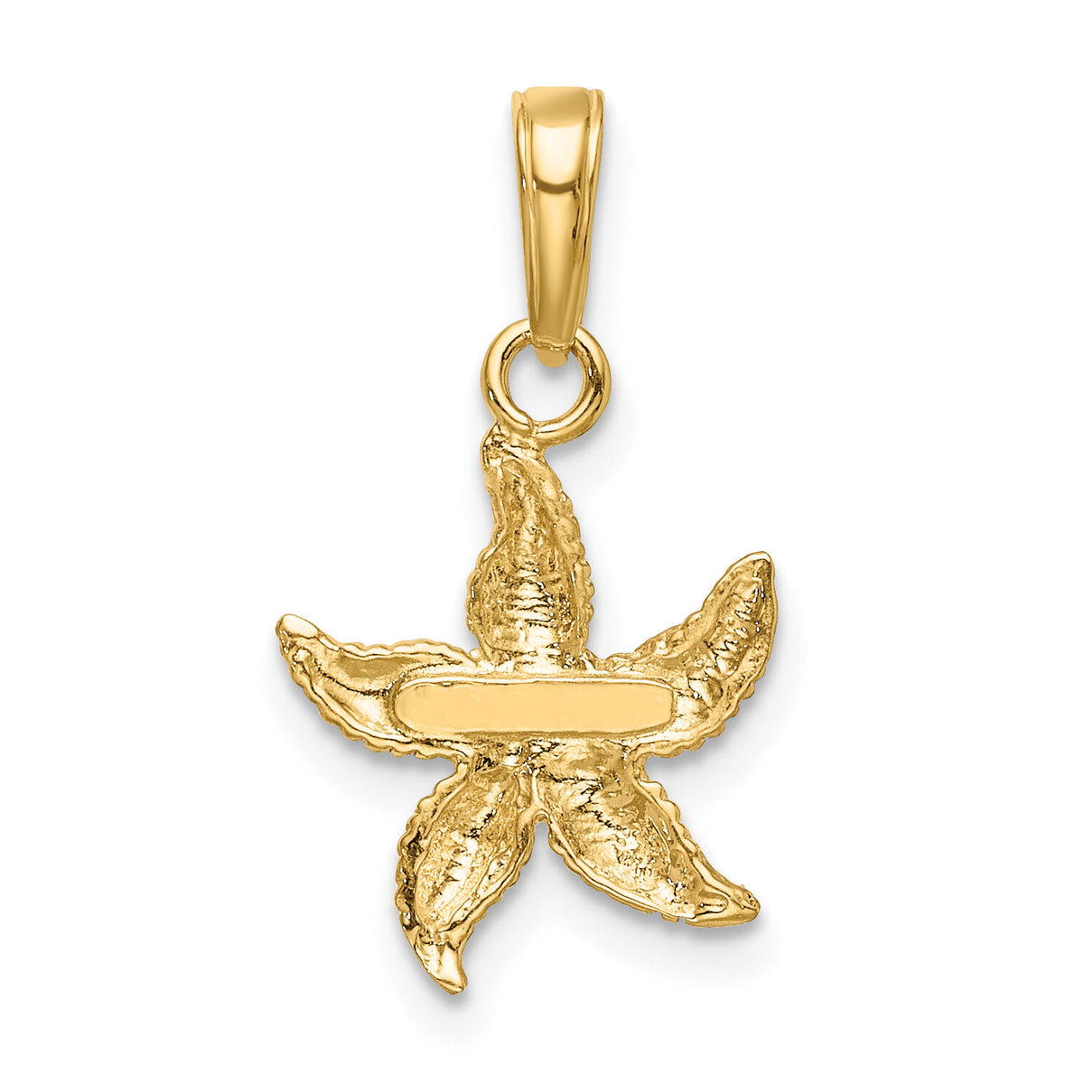 10K w/Rhodium Starfish Charm-10K2953