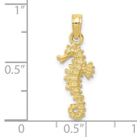 10k Seahorse Pendant-10K2979