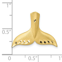 10K Diamond-cut Whale Tail Slide-10K3028