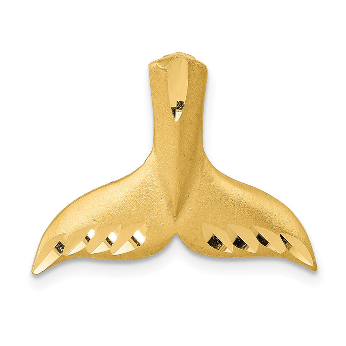 10K Diamond-cut Whale Tail Slide-10K3028