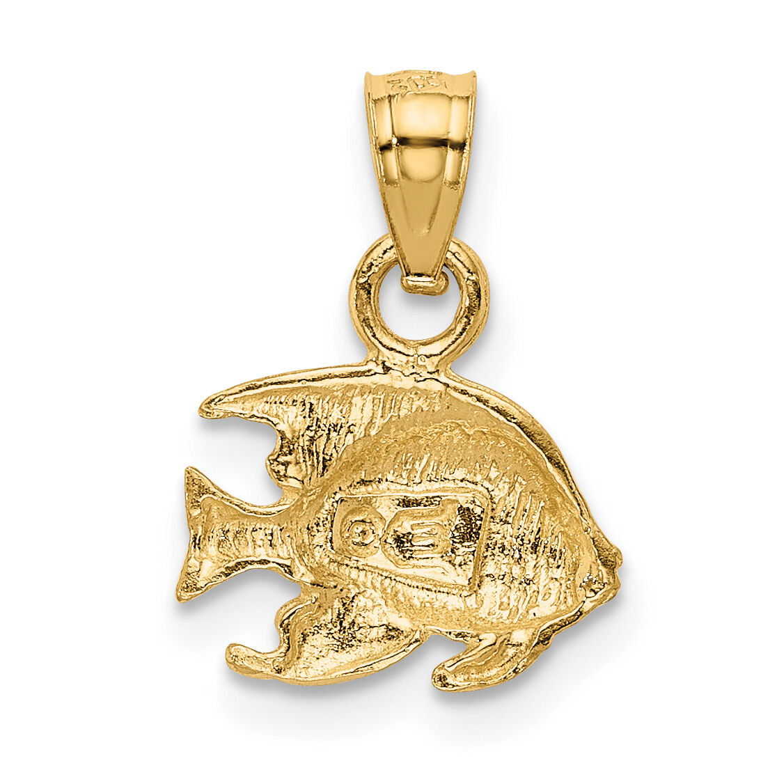 10K Fish Pendant-10K3048