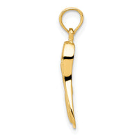 10K  3D Scuba Flipper Pendant-10K3063