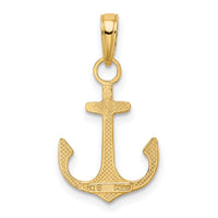 10k Anchor Pendant-10K3075