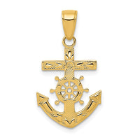 10k Mariner's Cross Pendant-10K3076