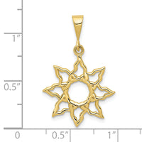 10k Sun Charm-10K3197