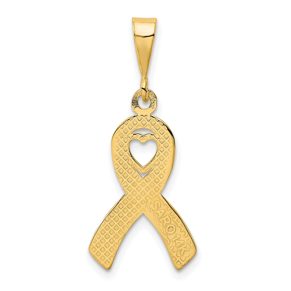 10k Heart In Awareness Pendant-10K3211