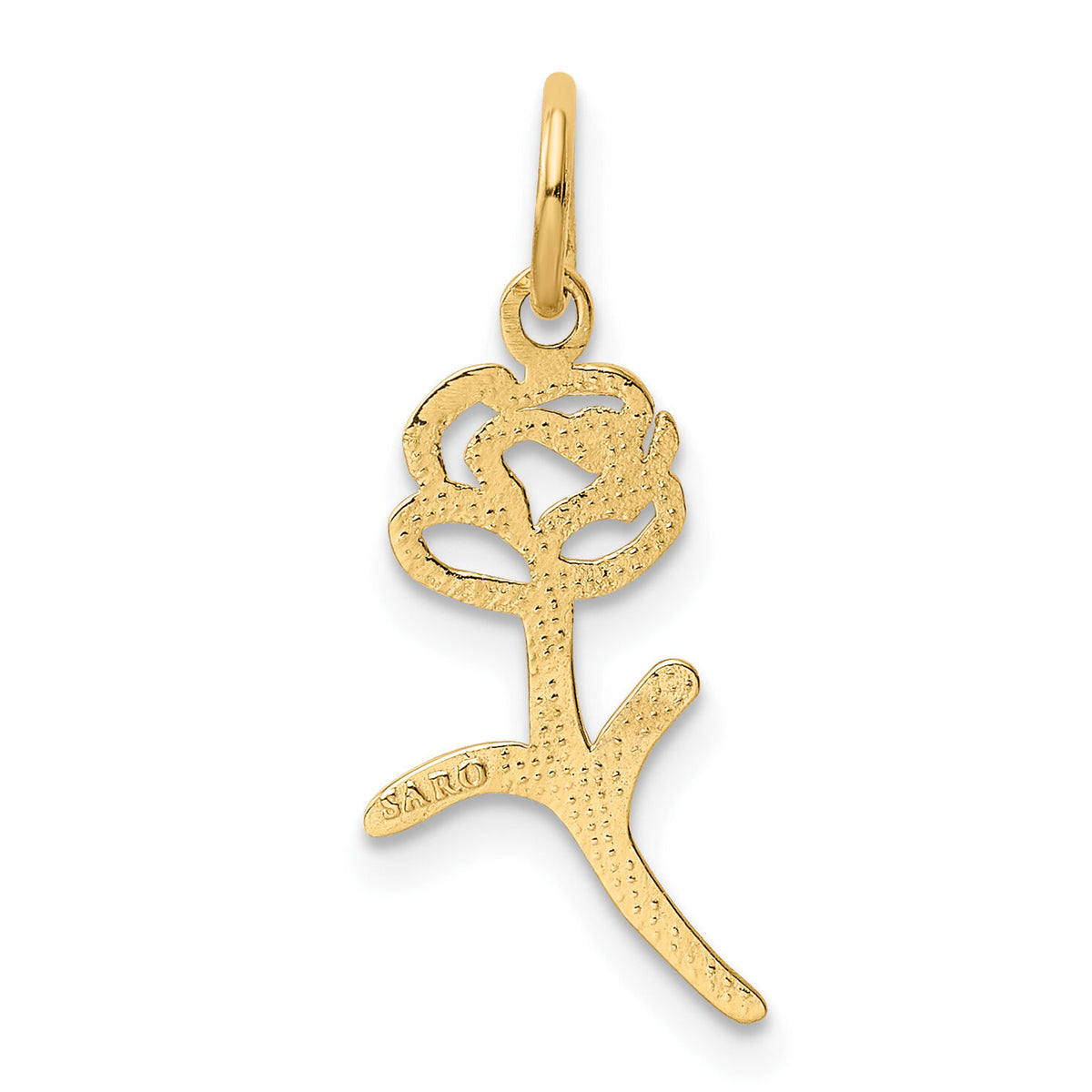 10k Rose Charm-10K3221