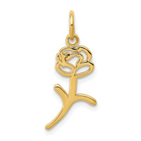 10k Rose Charm-10K3221