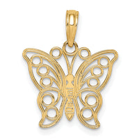 10k Butterfly Charm-10K3243