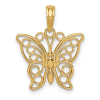 10k Butterfly Charm-10K3243