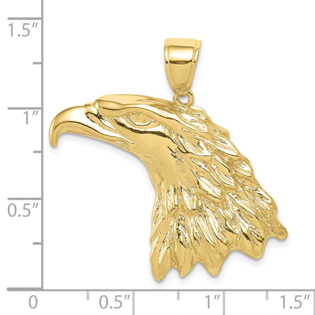 10K Eagle Head Pendant-10K3280