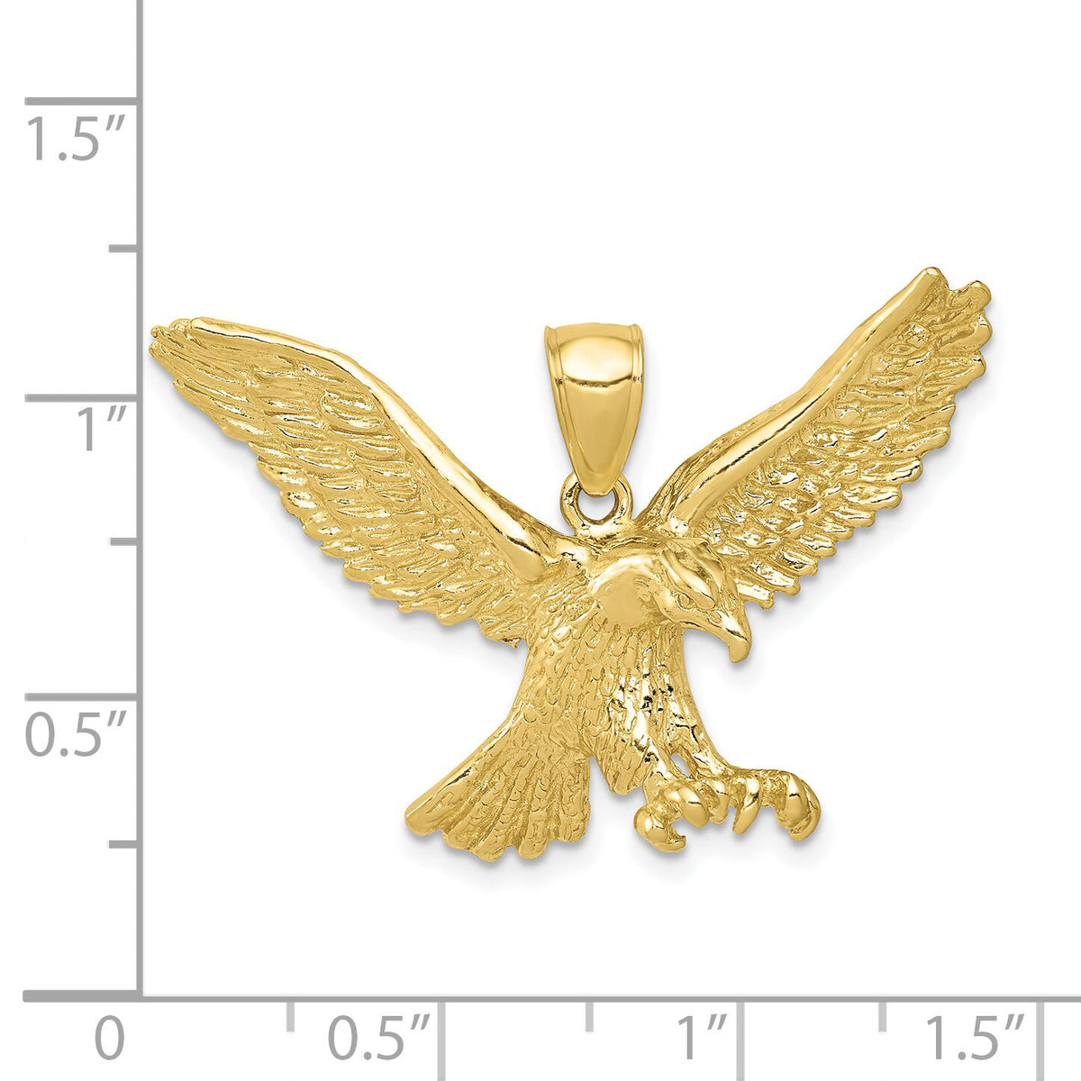 10k Eagle Pendant-10K3282