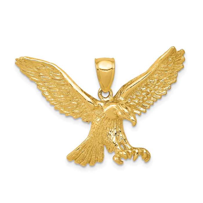 10k Eagle Pendant-10K3282