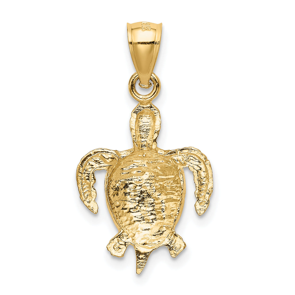 10K Turtle Pendant-10K3301