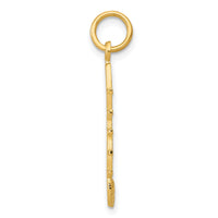 10K Music Note Charm-10K3503