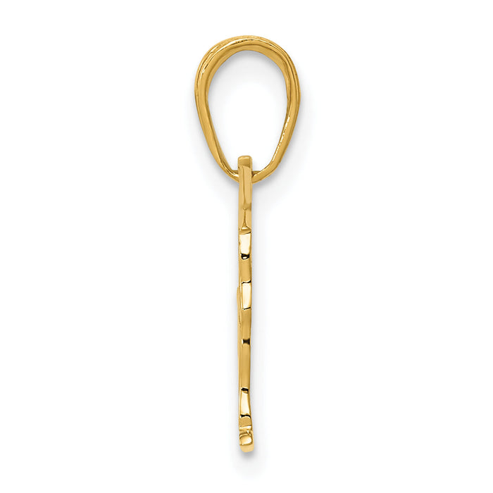 10K Gymnastics Pendant-10K3530