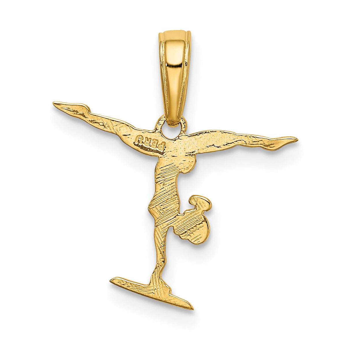 10K Gymnastics Pendant-10K3530