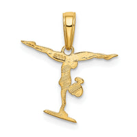 10K Gymnastics Pendant-10K3530