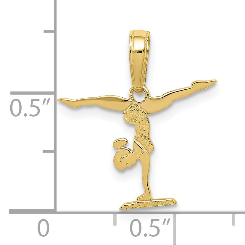 10K Gymnastics Pendant-10K3530