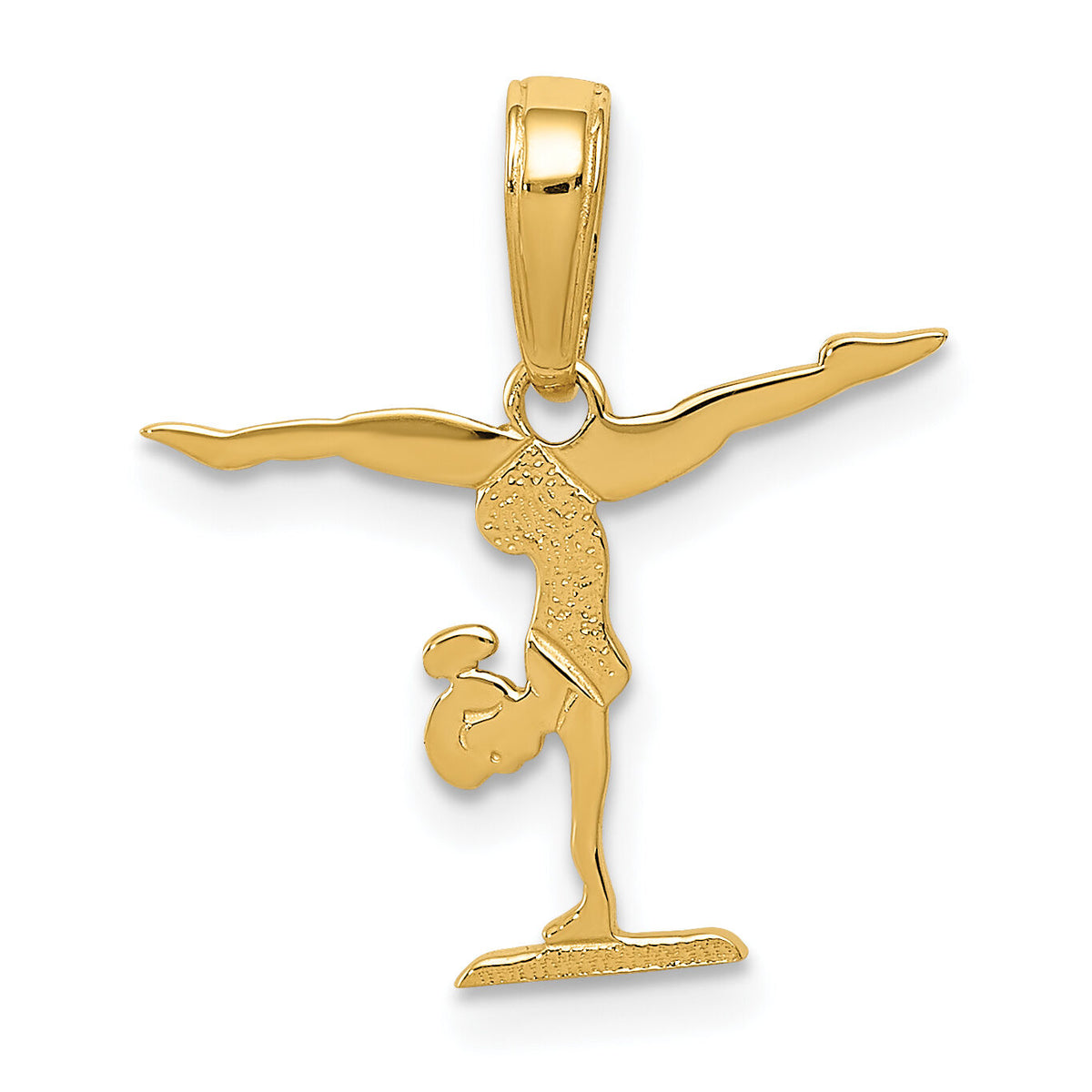 10K Gymnastics Pendant-10K3530