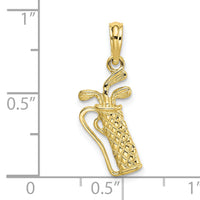 10k Golf Bag w/ Clubs Charm-10K3549