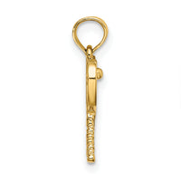 10K Tennis Racquets Pendant-10K3568