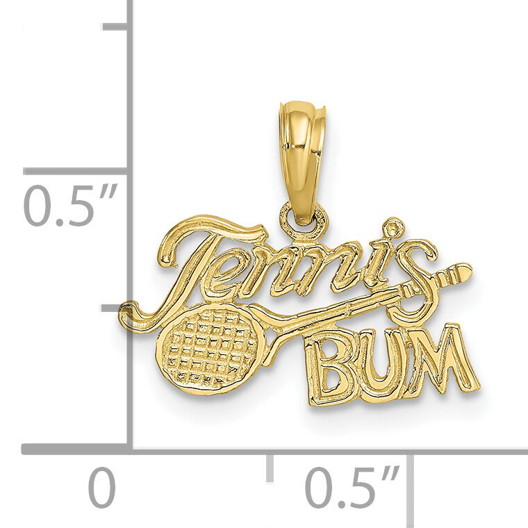 10K TENNIS BUM with Racquet Charm-10K3569