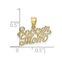 10K SOCCER MOM Charm-10K3582