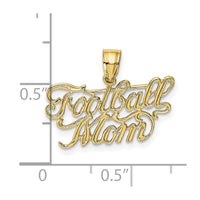 10K FOOTBALL MOM Charm-10K3597