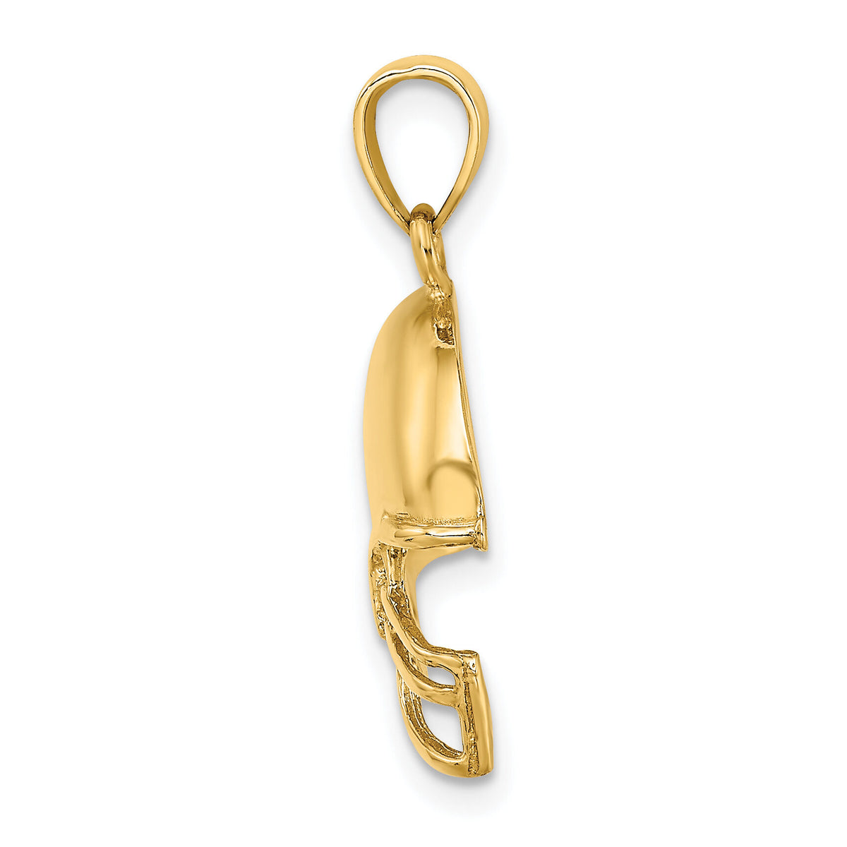 10K Football Helmet Pendant-10K3603