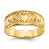 10k Ladies Claddagh Ring-10K3854