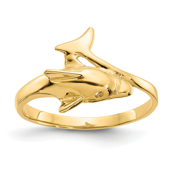 10k Dolphin Ring-10K3921