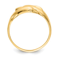 10k Double Dolphin Ring-10K3922