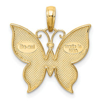 10K w/ Rhodium Butterfly Charm-10K4242