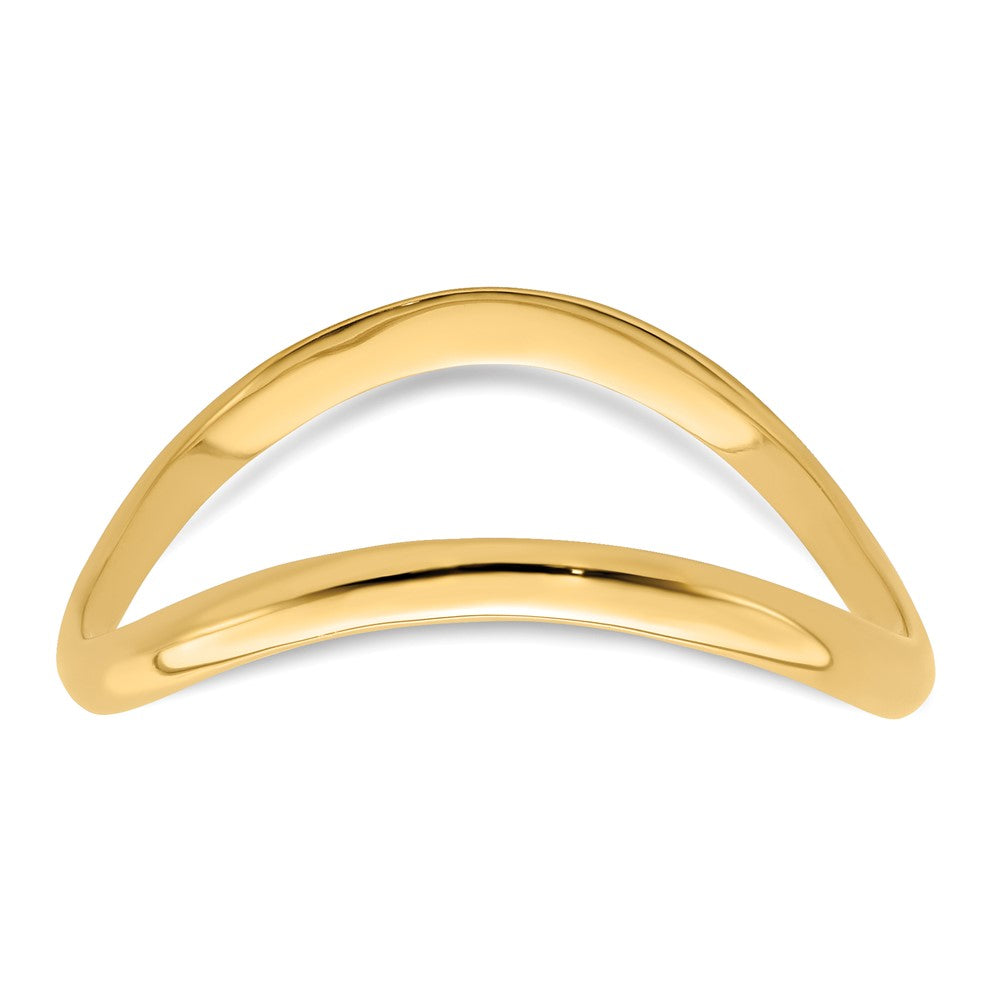 10K Wave Fashion Thumb Ring-10K4595