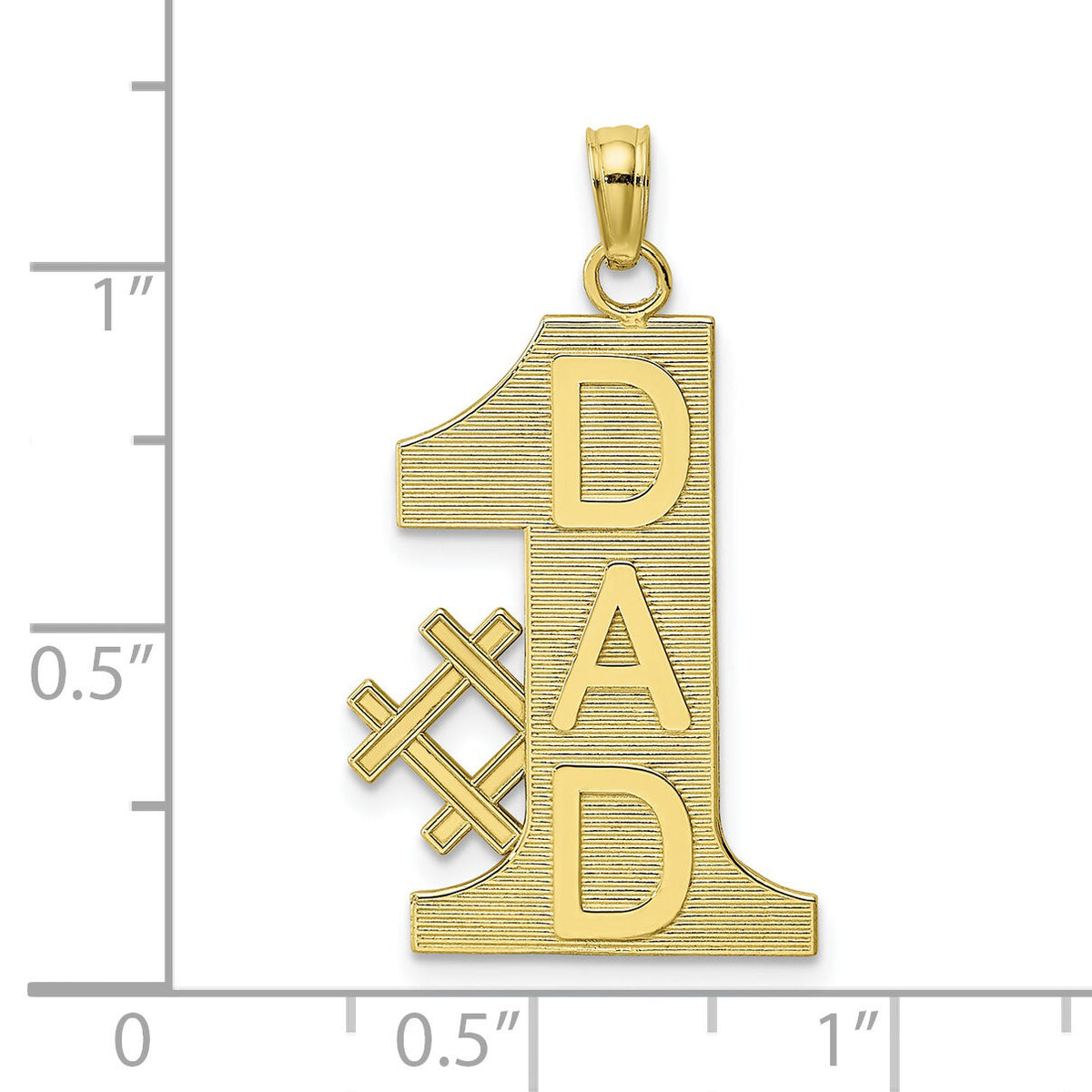 10K #1 DAD Charm-10K4730