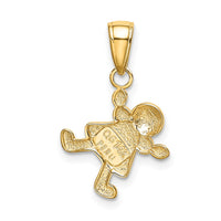 10k Little Girl Charm-10K4760