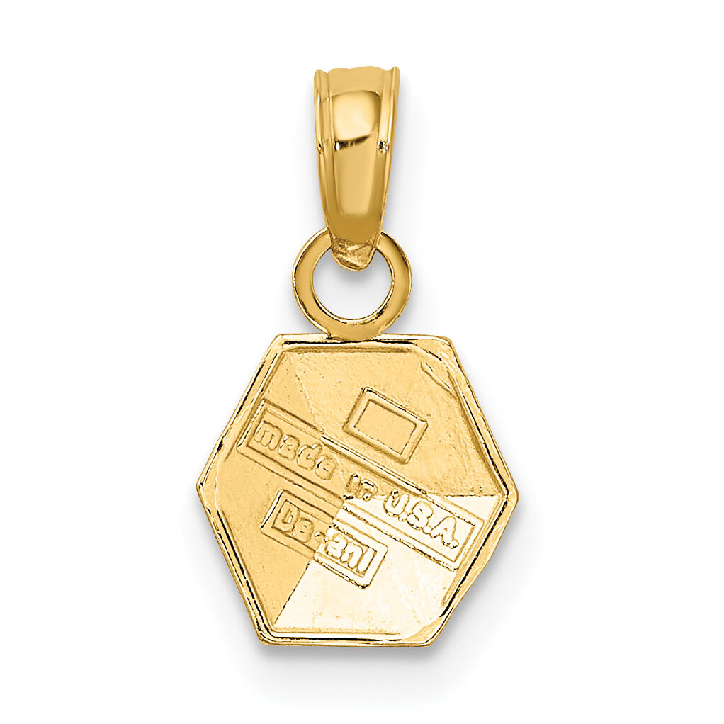 10k Baby Block Charm-10K4765
