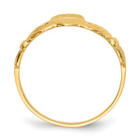 10k Men's Claddagh Ring-10K4774