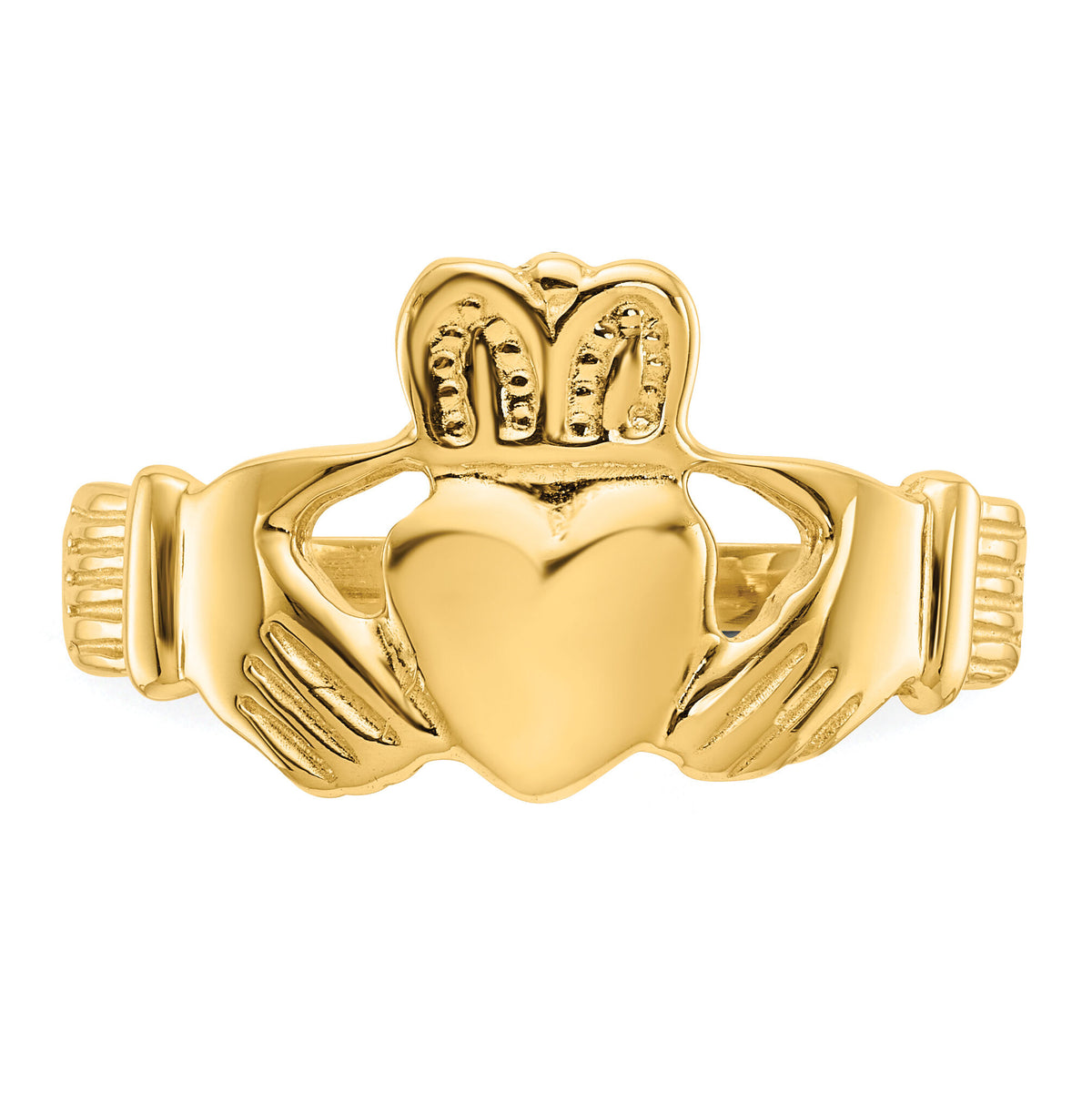 10k Men's Claddagh Ring-10K4774