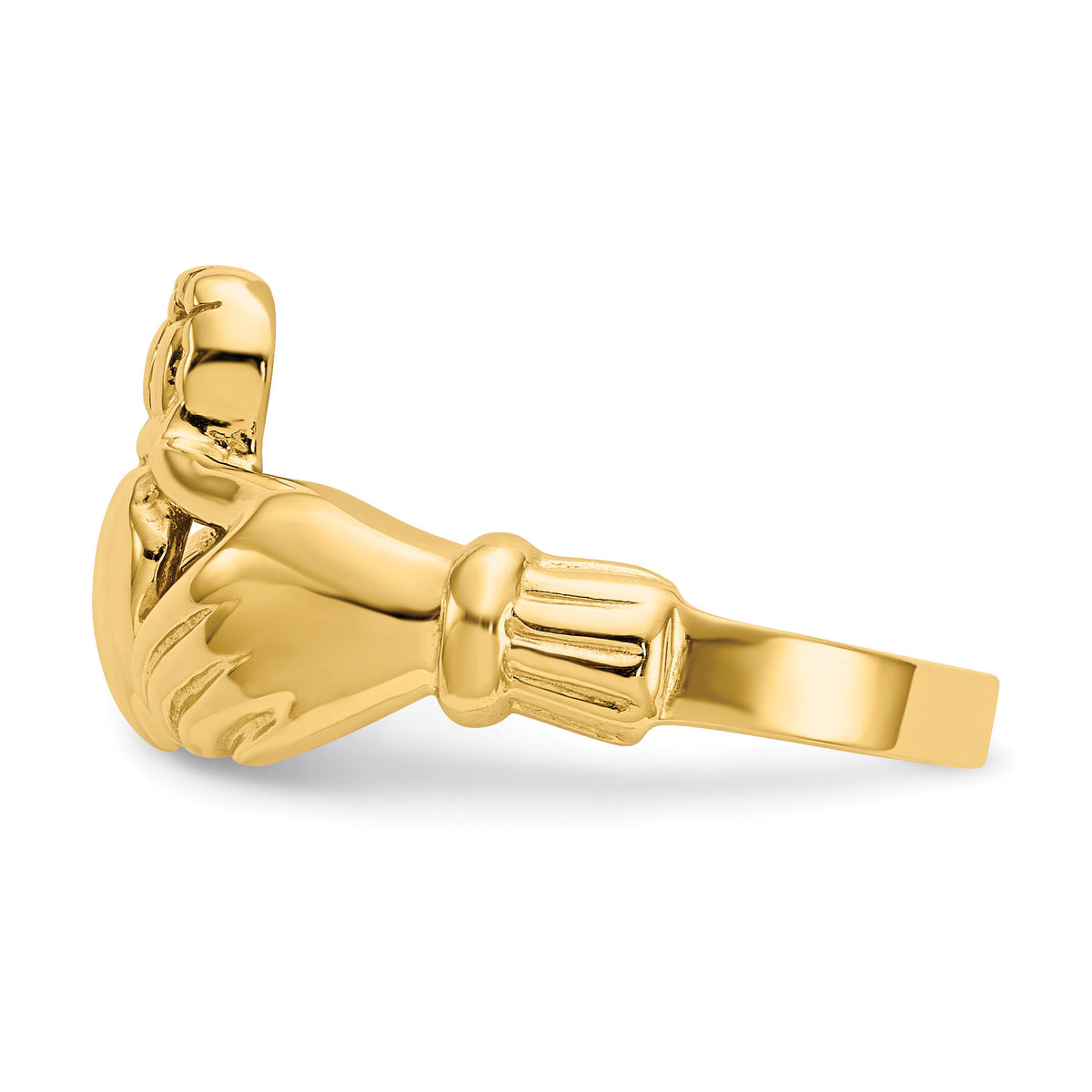 10k Men's Claddagh Ring-10K4776
