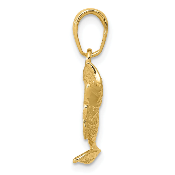 10k Large Mouth Bass Fish Small Charm-10K4869