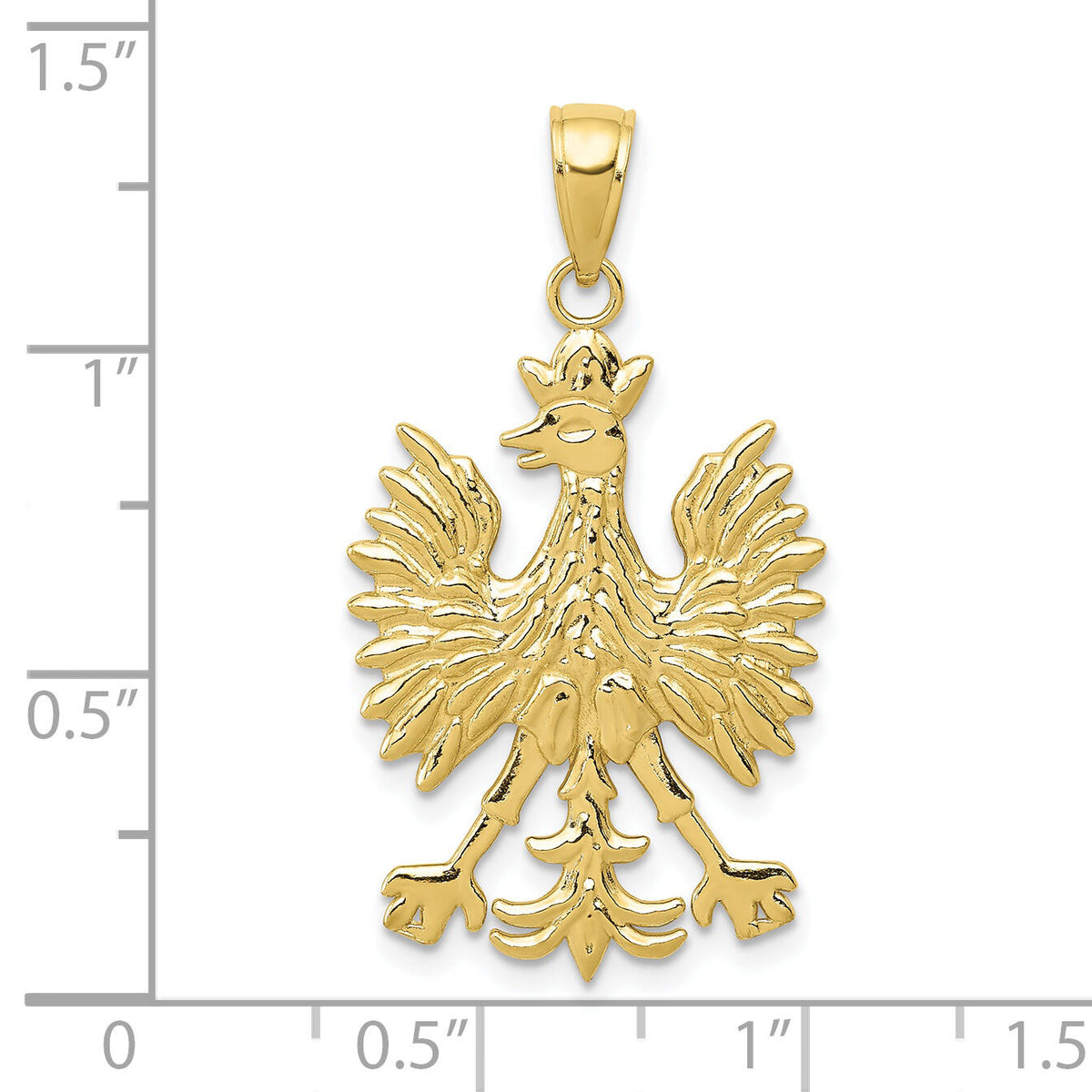10K Phoenix Mythological Bird Charm-10K4925