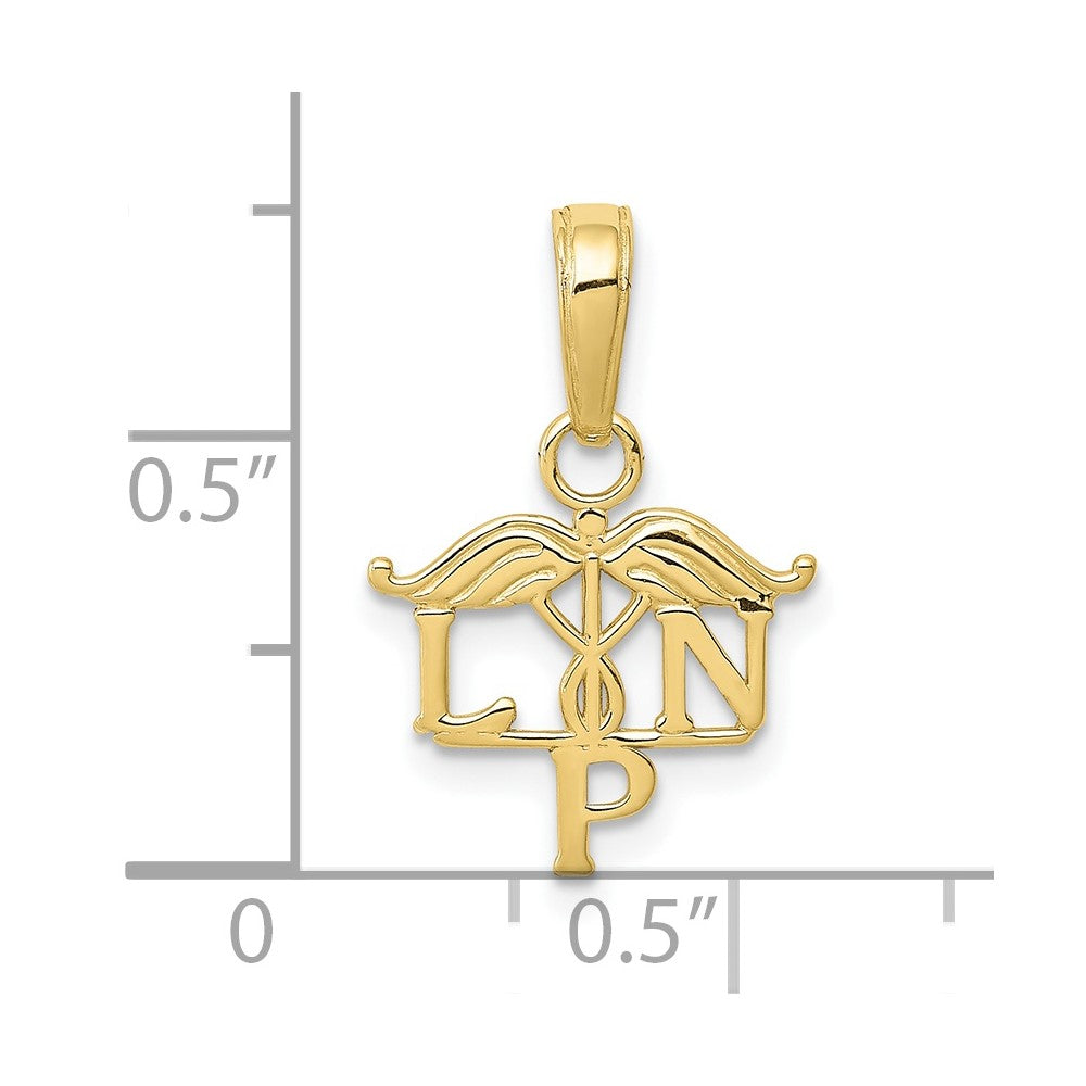 10K LPN Symbol Pendant-10K4933