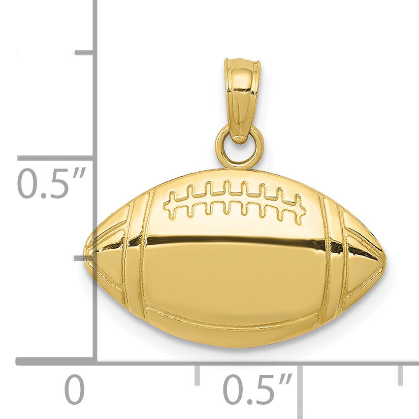 10k Football Pendant-10K4952