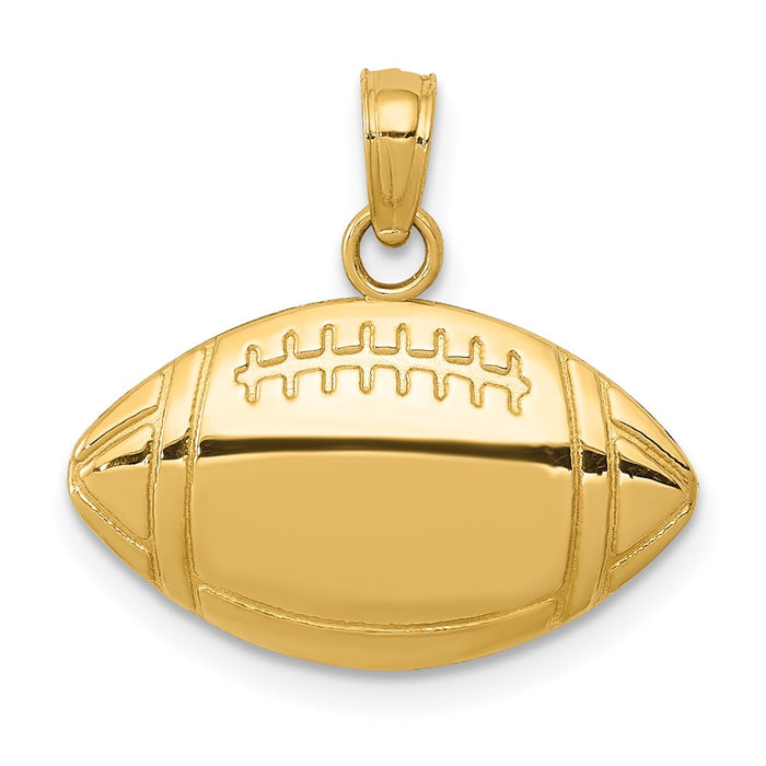 10k Football Pendant-10K4952