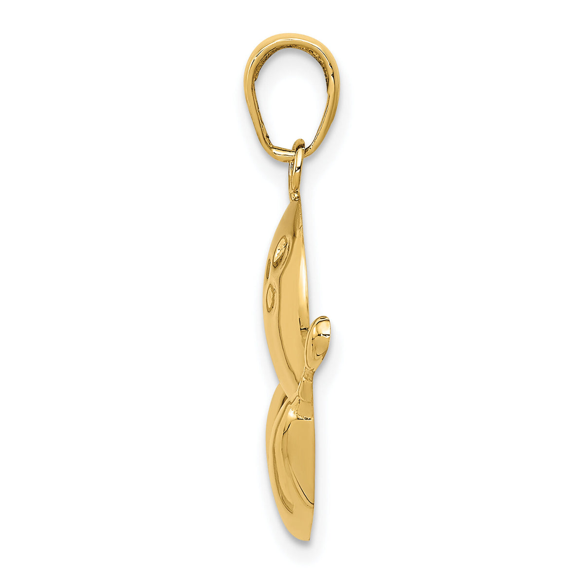 10k Diamond-Cut Bowling Theme Charm-10K4960